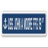 USS John A Moore FFG 19 Street Sign us Navy Ship Veteran Sailor Gift view 1