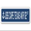 USS Cape Texas AKR 112 Street Sign us Navy Ship Veteran Sailor Gift view 1