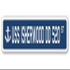 USS ISHERWOOD DD 520 Street Sign us Navy Ship Veteran Sailor Gift view 1