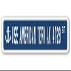 USS American Tern AK 4729 Street Sign us Navy Ship Veteran Sailor Gift view 1