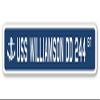 USS Williamson DD 244 Street Sign us Navy Ship Veteran Sailor Gift view 1