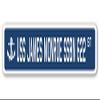 USS James Monroe SSBN 622 Street Sign us Navy Ship Veteran Sailor Gift view 1