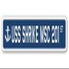 USS Shrike MSC 201 Street Sign us Navy Ship Veteran Sailor Gift view 1