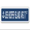 USS Hooper Island ARG 17 Street Sign us Navy Ship Veteran Sailor Gift view 1