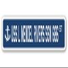 USS L Mendel Rivers SSN 686 Street Sign us Navy Ship Veteran Sailor Gift view 1