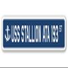 USS Stallion ATA 193 Street Sign us Navy Ship Veteran Sailor Gift view 1