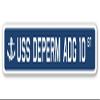 USS DEPERM ADG 10 Street Sign us Navy Ship Veteran Sailor Gift view 1