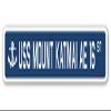 USS Mount Katmai AE 16 Street Sign us Navy Ship Veteran Sailor Gift view 1