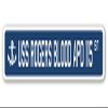 USS Rogers Blood APD 115 Street Sign us Navy Ship Veteran Sailor Gift view 1