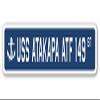 USS ATAKAPA ATF 149 Street Sign us Navy Ship Veteran Sailor Gift view 1