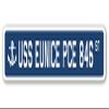 USS Eunice PCE 846 Street Sign us Navy Ship Veteran Sailor Gift view 1