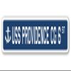 USS Providence CG 6 Street Sign us Navy Ship Veteran Sailor Gift view 1