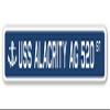 USS Alacrity AG 520 Street Sign us Navy Ship Veteran Sailor Gift view 1