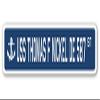 USS Thomas F Nickel DE 587 Street Sign us Navy Ship Veteran Sailor Gift view 1