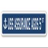 USS Assurance AGOS 5 Street Sign us Navy Ship Veteran Sailor Gift view 1
