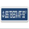 USS TEKESTA ATF 93 Street Sign us Navy Ship Veteran Sailor Gift view 1