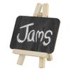 eBuyGB Mini Easel Chalk/Black Board, Wood, Black, Pack of 24 view 2