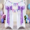 VDS Satin Chair Sashes Chair Cover Back Tie Sateen Bows Ribbon for Wedding Birthday Graduation Engagement Ceremony Event Party Banquet Venue Hotel All Dining Chair Decoration (250PC) (Lavender) view 2