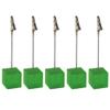 eBuyGB Pack of 5 Wedding Name Table Setting Marker Place Card Holder (Transparent Green) view 1