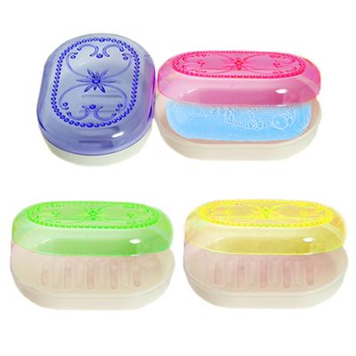 9PC House Travel Soap Case Plastic Box Dish Holder Container Camping Hiking Bath