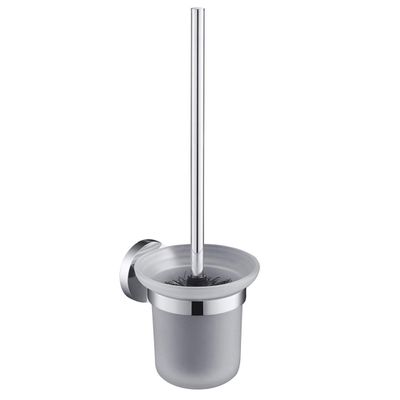 Blossom Toilet Brush Holder Solid Brass Bathroom Accessory Shower Wall Mount Chrome BA02 508 01
