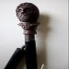 PIRU Brass Handle Victorian Designer Canes Antique Wooden Walking Stick view 3