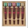 1 Pair Guest Chopsticks, Painted Chopsticks, Paulownia Box, 5 Pairs, Made in Japan view 1
