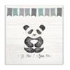 Stupell Industries Home Decor Collection I See You Panda Stretched Canvas Wall Art view 1