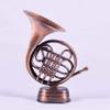 Metal Die Cast Horn Replica Pencil Sharpener Antique Finished Miniature Rare Model - Collectible Music Figurine - Musician Gift view 1