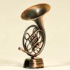 Metal Die Cast Horn Replica Pencil Sharpener Antique Finished Miniature Rare Model - Collectible Music Figurine - Musician Gift view 2