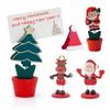eBuyGB Christmas Santa Hat Card Name Holder, Pack of 10, 10 Pack view 2