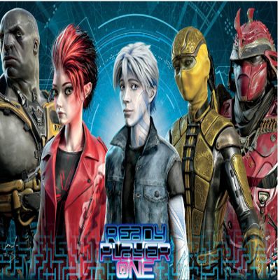 Trends International Ready Player One - Group Wall Poster, 22.375" x 34", Premium Unframed Version