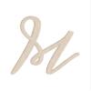 24" Harmonie Unfinished Wood Initial Monogram Letter M (Sizes 12"-30") view 1