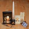 My First Holy Communion Gift Set Bread of Life Deluxe Boxed Gift Set for Boys, Scapular, Rosary, Lapel Pin, Bookmark, Candle and Book, 7 Pieces view 3