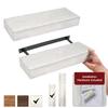 American Art Decor Floating Wall Shelf - Rustic Decor Shelves for Living Room, Bedroom, Kitchen, & Laundry Room - Farmhouse Wall Shelves (White, 3.25x24.25 x 8.25) view 4