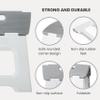 Vigar Compact Step Stool Foldable, 10-1/2-inch Step Stools for Adults up to 330 Pound, Lightweight Stool, Non-Slip Folding Step Stool, Gray view 4