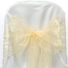 VDS Pack of 300 Organza Chair Sashes for Weddings & Events view 1