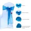 VDS Pack of 200 Organza Chair Sashes for Weddings & Events view 2