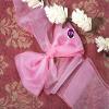 VDS Pack of 200 Organza Chair Sashes for Weddings & Events Dcor | Sheer Shiny Dining Chair Bows for Banquet, Party, Reception | Reusable Decorative Sash for Folding & Chiavari Chairs - Blush Pink view 3