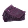 VDS Pack of 200 Organza Chair Sashes for Weddings & Events Dcor | Sheer Shiny Dining Chair Bows for Banquet, Party, Reception | Reusable Decorative Sash for Folding & Chiavari Chairs - Plum view 4