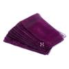 VDS Pack of 250 Organza Chair Sashes for Weddings & Events Dcor | Sheer Shiny Dining Chair Bows for Banquet, Party, Reception | Reusable Decorative Sash for Folding & Chiavari Chairs - Wine view 4
