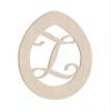 24" Easter Egg Monogram Letter Unfinished Wood Initial Z (Sizes 12"-30") view 1
