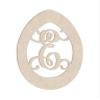24" Easter Egg Monogram Letter Unfinished Wood Initial E (Sizes 12"-30") view 1