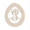 24" Easter Egg Monogram Letter Unfinished Wood Initial I (Sizes 12"-30") view 1