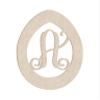24" Easter Egg Monogram Letter Unfinished Wood Initial A (Sizes 12"-30") view 1