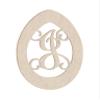 24" Easter Egg Monogram Letter Unfinished Wood Initial J (Sizes 12"-30") view 1