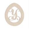 24" Easter Egg Monogram Letter Unfinished Wood Initial Y (Sizes 12"-30") view 1