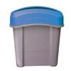 Glasdon Pack of 3 Eco Nexus 16G Recycling Bins  Gray  16-Gallon (Variety Decal Pack) view 3