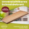 Rosle 15032 Cutting Board with Stainless Steel Handle, Wood, Natural, 36 x 24 x 2.5 cm view 2