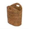 KOUBOO 1060135 La Jolla Oval Rattan Magazine Rack, Honey Brown view 1